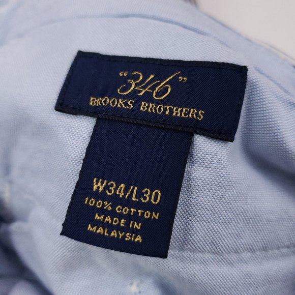 Brooks Brothers Seersucker Pants 34x31 Pleated Cuf - Picture 5 of 12